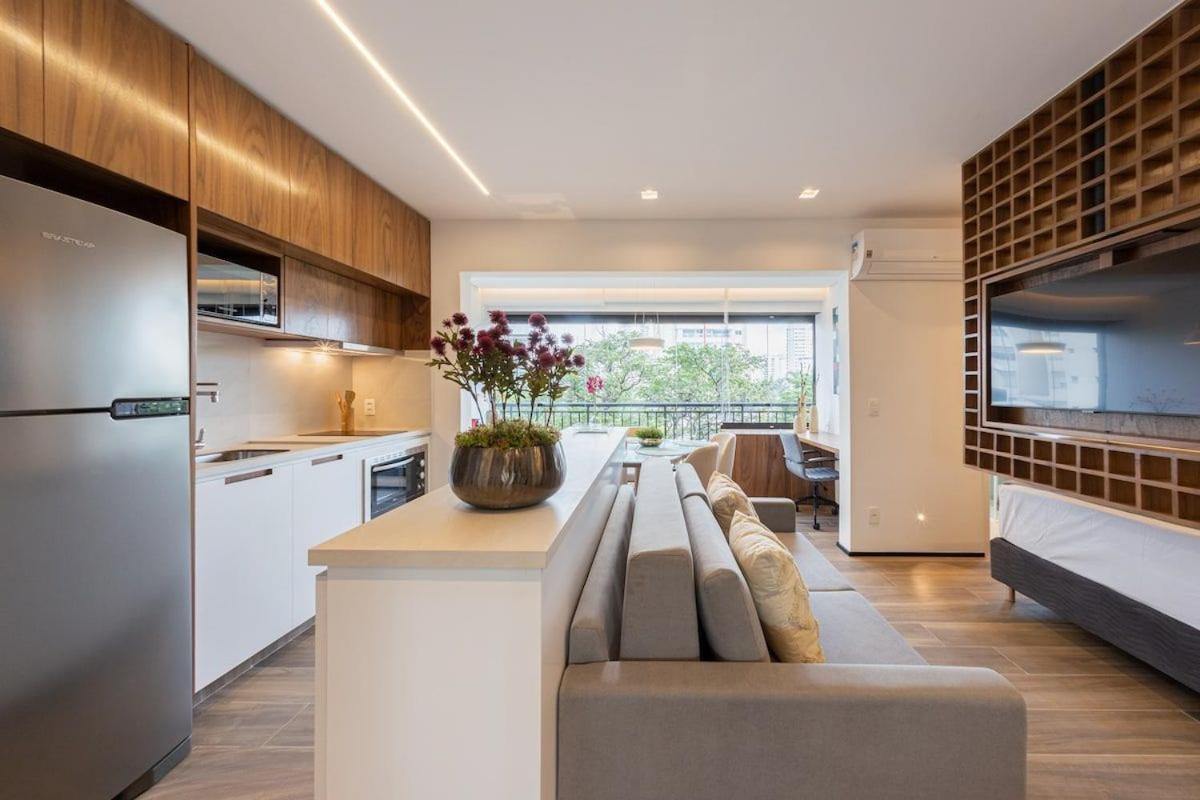 Апартаменты Easy Star - Luxuoso Studio No Coracao Do Campo Belo - Hc01H Сан-Пауло Экстерьер фото